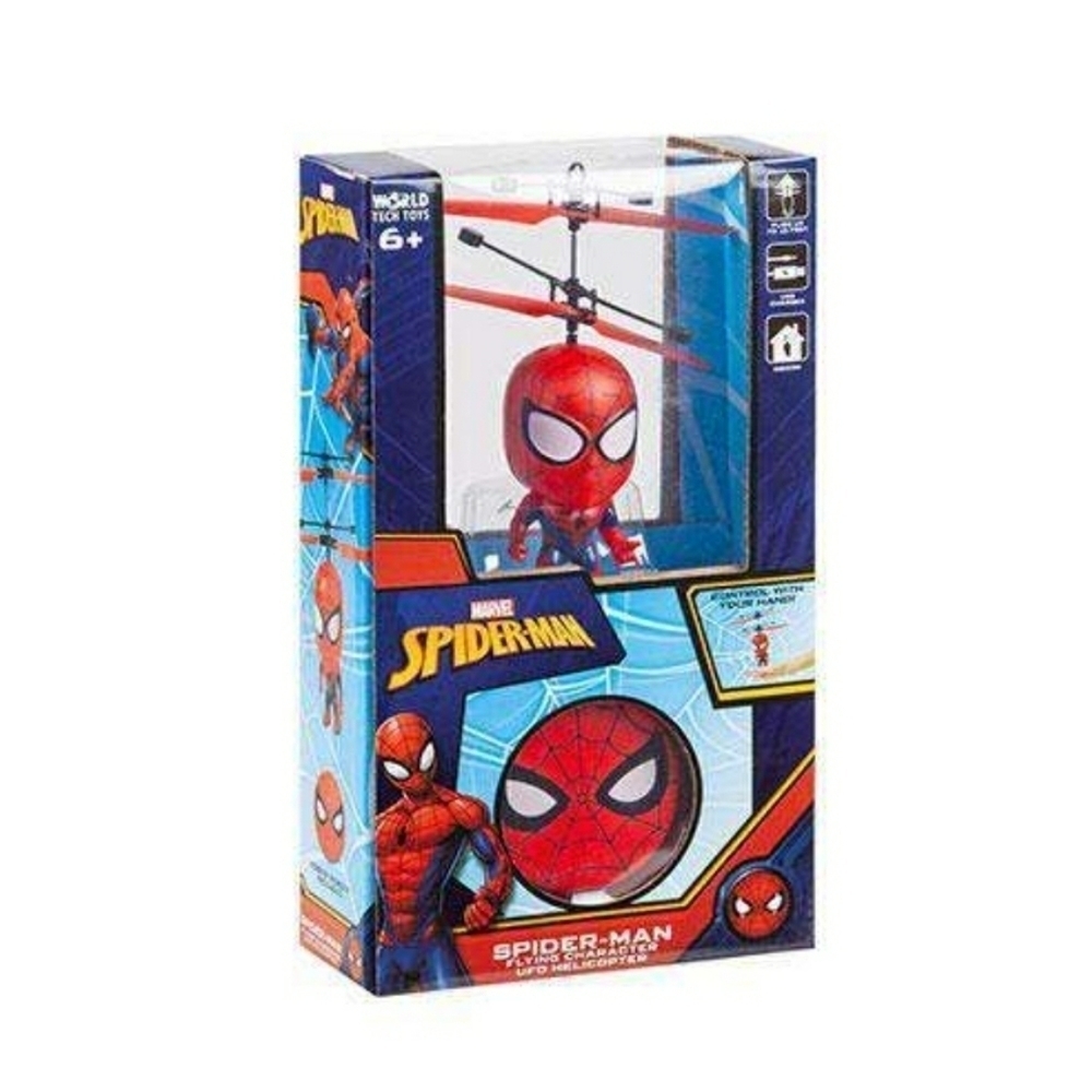 SPIDER-MAN World Tech Marvel 3.5” Flying Figure IR Helicopter Brand New